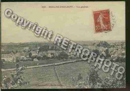 Ville de MOULINSENGILBERT Carte postale ancienne