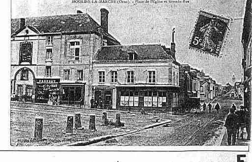 Ville de MOULINSLAMARCHE Carte postale ancienne