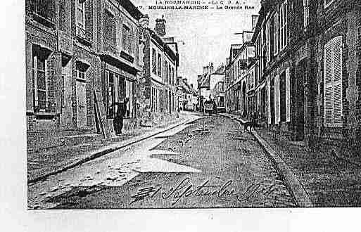 Ville de MOULINSLAMARCHE Carte postale ancienne