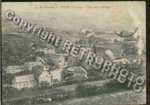 Ville de MOUX Carte postale ancienne