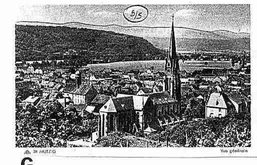 Ville de MUTZIG Carte postale ancienne