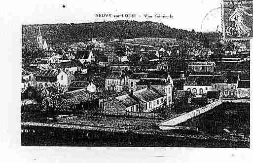 Ville de NEUVYSURLOIRE Carte postale ancienne