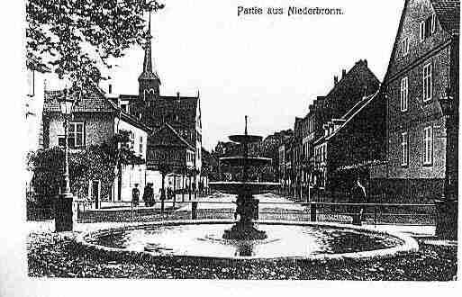 Ville de NIEDERBRONNLESBAINS Carte postale ancienne