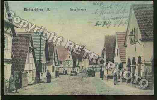 Ville de NIEDERROEDERN Carte postale ancienne