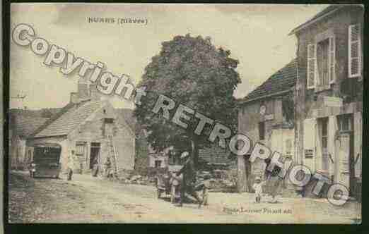 Ville de NUARS Carte postale ancienne