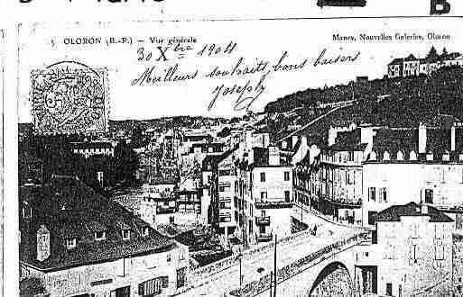 Ville de OLORONSAINTEMARIE Carte postale ancienne