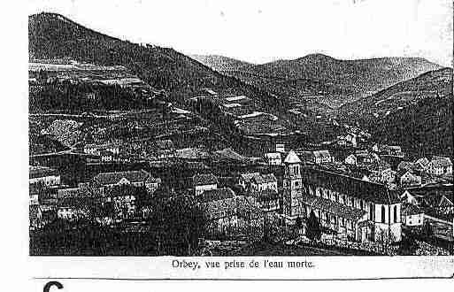 Ville de ORBEY Carte postale ancienne