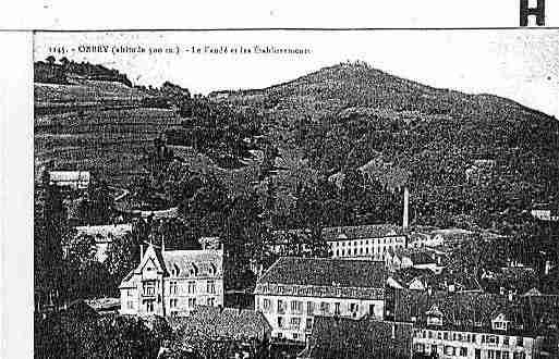 Ville de ORBEY Carte postale ancienne