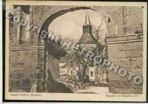 Ville de ORBEY Carte postale ancienne