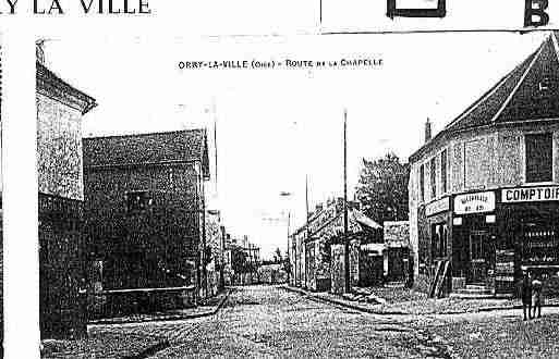 Ville de ORRYLAVILLE Carte postale ancienne