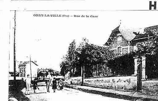 Ville de ORRYLAVILLE Carte postale ancienne