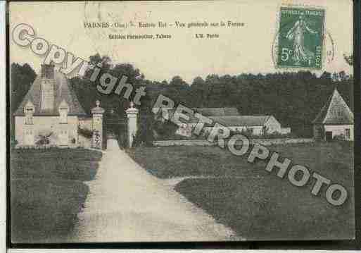 Ville de PARNES Carte postale ancienne