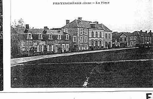 Ville de PERVENCHERES Carte postale ancienne