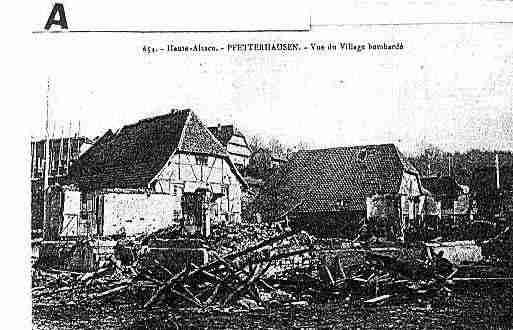 Ville de PFETTERHOUSE Carte postale ancienne