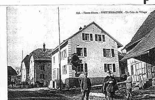 Ville de PFETTERHOUSE Carte postale ancienne