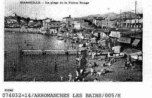 Ville de PLAGE Carte postale ancienne