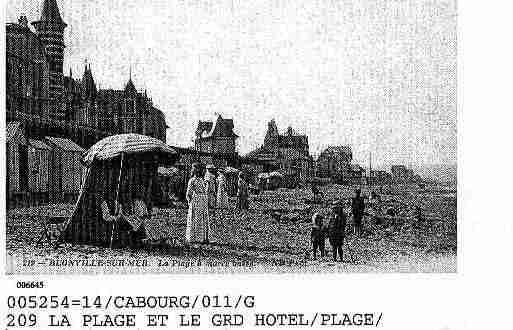 Ville de PLAGE Carte postale ancienne