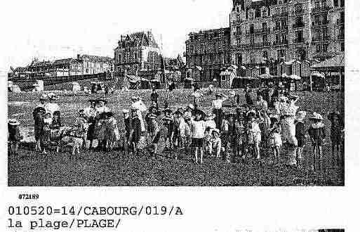 Ville de PLAGE Carte postale ancienne