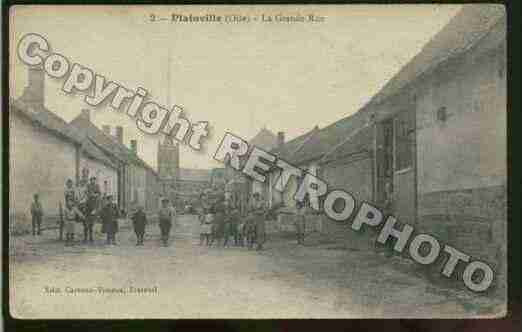 Ville de PLAINVILLE Carte postale ancienne