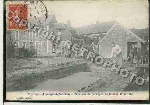 Ville de PONCHON Carte postale ancienne