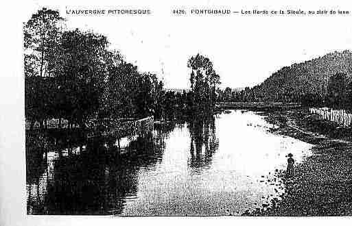 Ville de PONTGIBAUD Carte postale ancienne