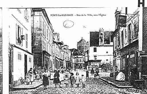 Ville de PONTSTMAXENCESARRON Carte postale ancienne