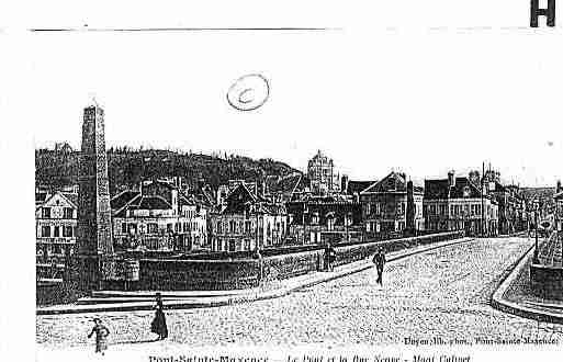 Ville de PONTSTMAXENCESARRON Carte postale ancienne