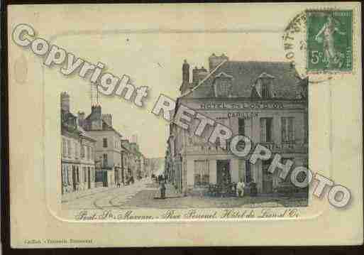 Ville de PONTSTMAXENCESARRON Carte postale ancienne