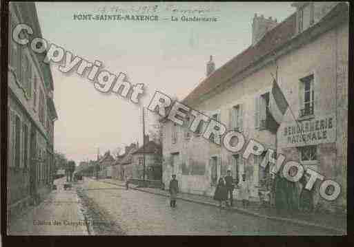 Ville de PONTSTMAXENCESARRON Carte postale ancienne