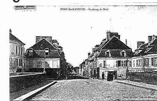 Ville de PONTSTMAXENCESARRON Carte postale ancienne