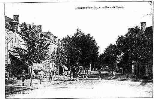 Ville de POUGUESLESEAUX Carte postale ancienne