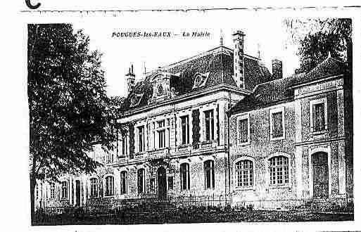 Ville de POUGUESLESEAUX Carte postale ancienne