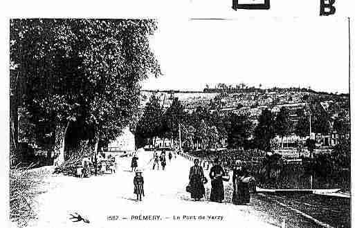 Ville de PREMERY Carte postale ancienne