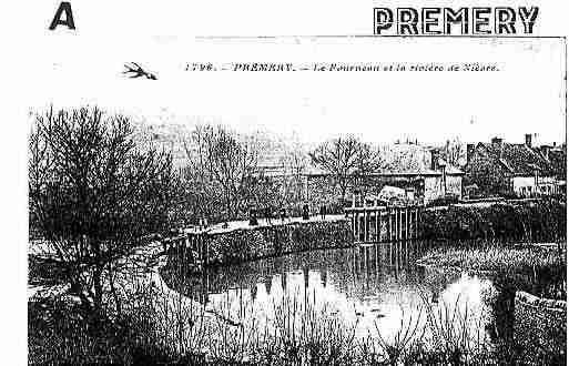 Ville de PREMERY Carte postale ancienne