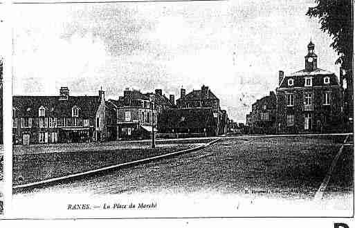 Ville de RANES Carte postale ancienne