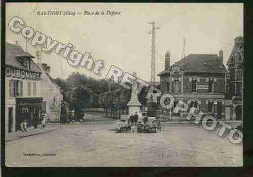 Ville de RANTIGNY Carte postale ancienne