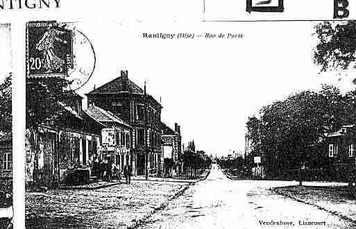 Ville de RANTIGNY Carte postale ancienne