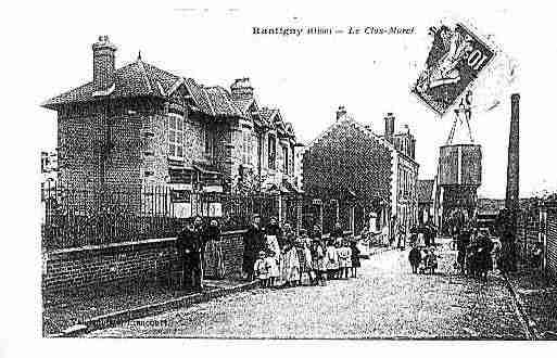 Ville de RANTIGNY Carte postale ancienne