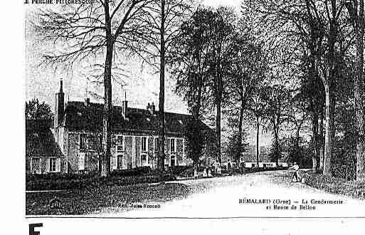 Ville de REMALARD Carte postale ancienne