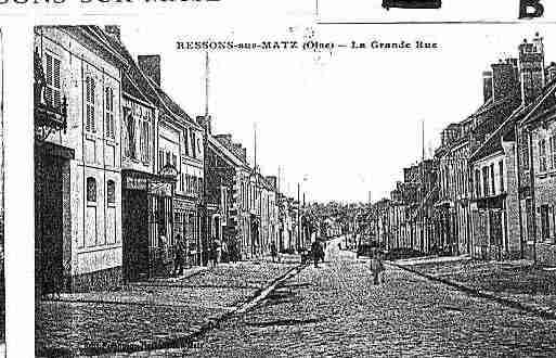 Ville de RESSONSSURMATZ Carte postale ancienne