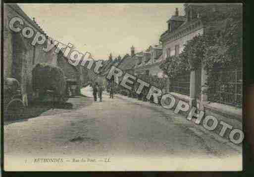 Ville de RETHONDES Carte postale ancienne