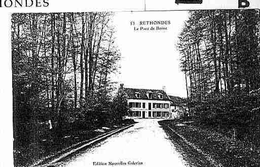 Ville de RETHONDES Carte postale ancienne