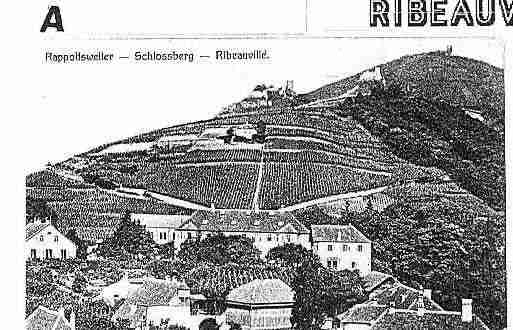 Ville de RIBEAUVILLE Carte postale ancienne