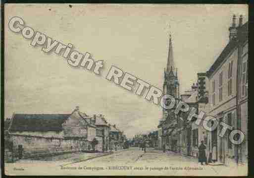 Ville de RIBECOURTDRESLINCOURT Carte postale ancienne