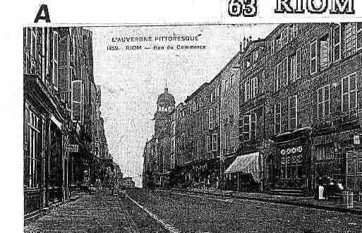 Ville de RIOM Carte postale ancienne