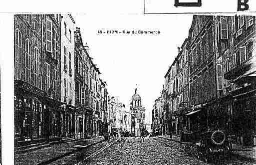 Ville de RIOM Carte postale ancienne