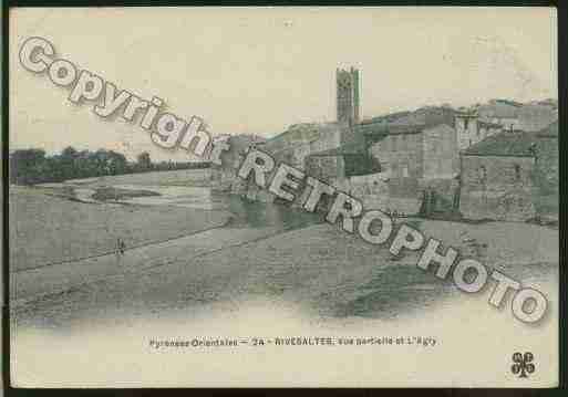 Ville de RIVESALTES Carte postale ancienne