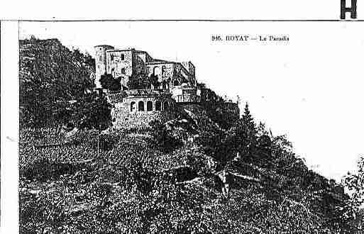 Ville de ROYAT Carte postale ancienne