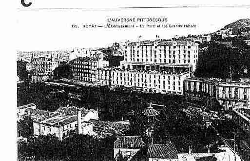 Ville de ROYAT Carte postale ancienne