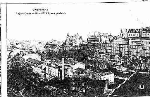 Ville de ROYAT Carte postale ancienne